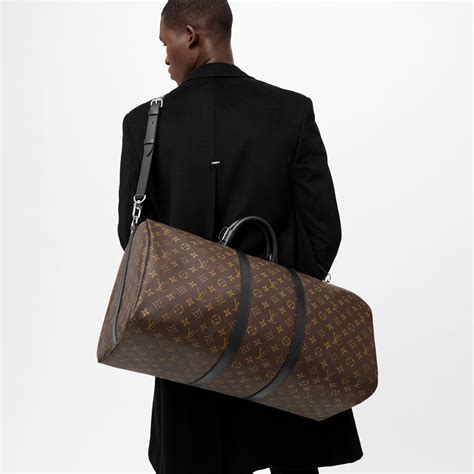 lv keepall 55 macassar|Keepall Bandoulière 55 Monogram Macassar .